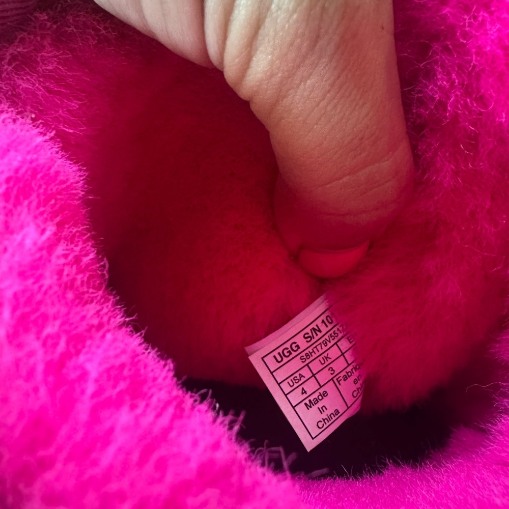 UGG Vibrant Pink Suede Boots